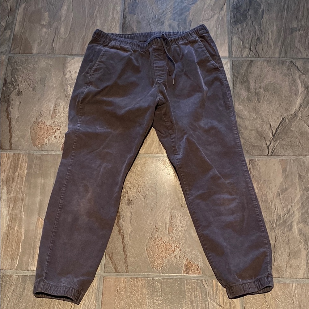 GAP Men's Corduroy Gray Casual Joggers